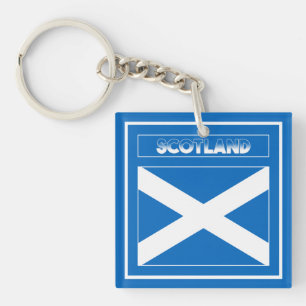 Scotland Flag Keychain