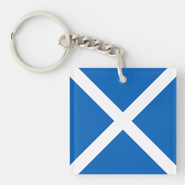 Scotland Flag Keychain (Front)