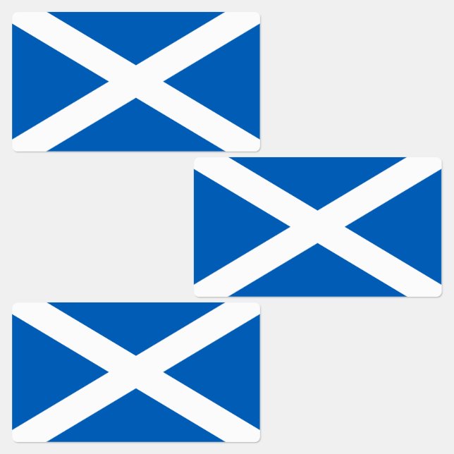 Scotland Flag Labels (Group)