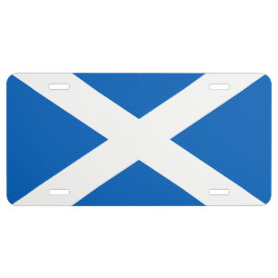 Scotland Flag License Plate