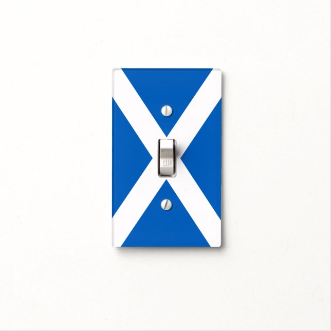 Scotland Flag Light Switch Cover (In Situ)