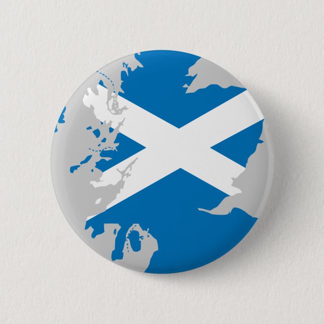 Scotland flag map button (Front)
