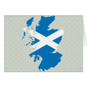 Scotland Flag Map full size (Front Horizontal)