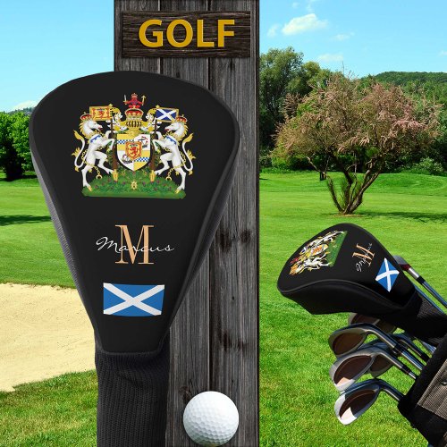 Scotland  Flag Monogrammed Golf Clubs Covers
