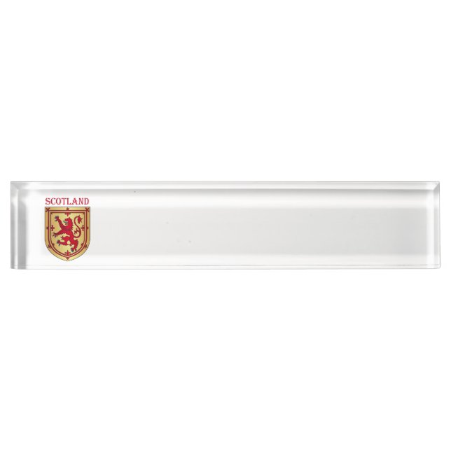 Scotland flag name plate (Front)