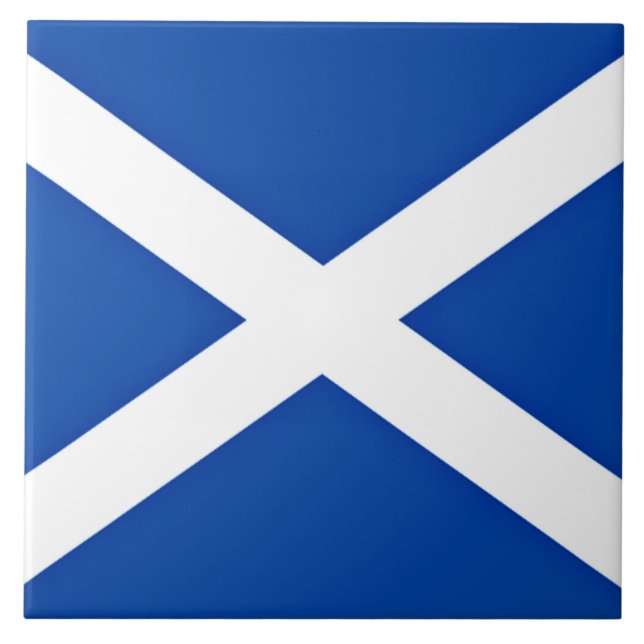 Scotland - Flag of Scotland Ceramic Tile (Front)