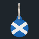 Scotland Flag Pet Tag<br><div class="desc">Scotland Flag Feel free to modify the design according to your own preferences. You may change the design location, orientation, background colors and size. Also, you may add your own text, or slogan set its font, location and size, all in order to create the ultimate personal gift for you and...</div>