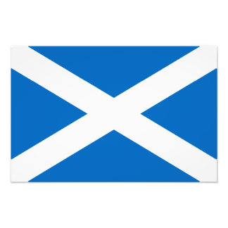 Scotland Flag Photo Print