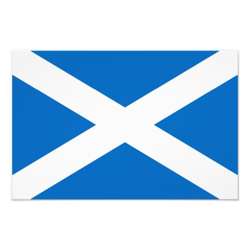 Scotland Flag Photo Print
