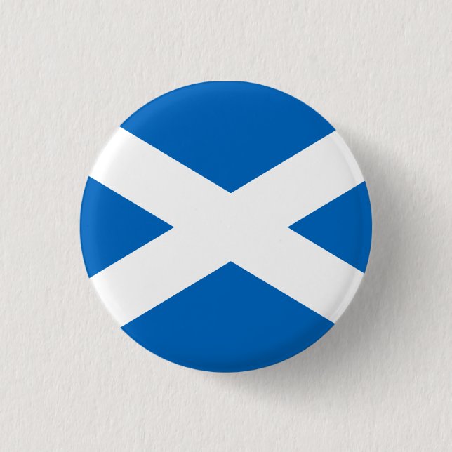 Scotland Flag Pinback Button (Front)