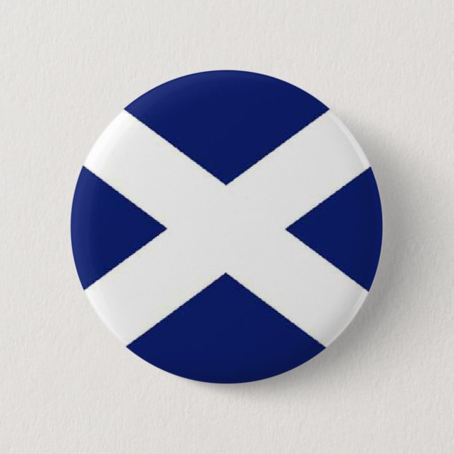 SCOTLAND FLAG PINBACK BUTTON (Front)