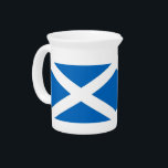 Scotland Flag Pitcher<br><div class="desc">Add a touch of Scottish pride to your tableware with our exclusive pitcher featuring the flag of Scotland! Crafted with meticulous attention to detail, this pitcher is more than just a beverage server; it’s a celebration of Scotland’s rich heritage and cultural pride. The elegant design prominently displays the iconic Saltire,...</div>