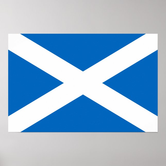 Scotland Flag Poster (Front)