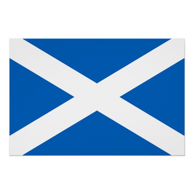 Scotland Flag Poster (Front)