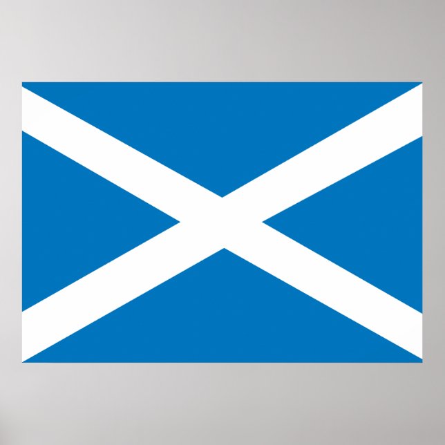 Scotland Flag Poster (Front)