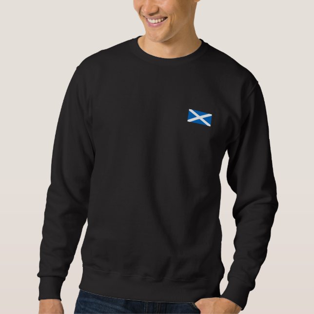 Scotland Flag - Scottish Flag Souvenir Sweatshirt (Front)