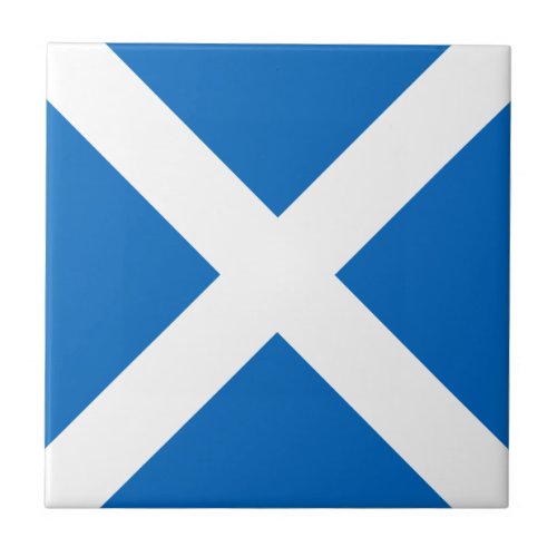 Scotland Flag _ Scottish Flag Souvenir Tile