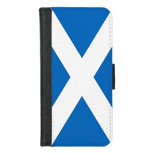 Scotland Flag Scottish Patriotic iPhone 87 Wallet Case