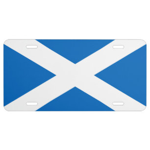 Scotland Flag Scottish Patriotic License Plate