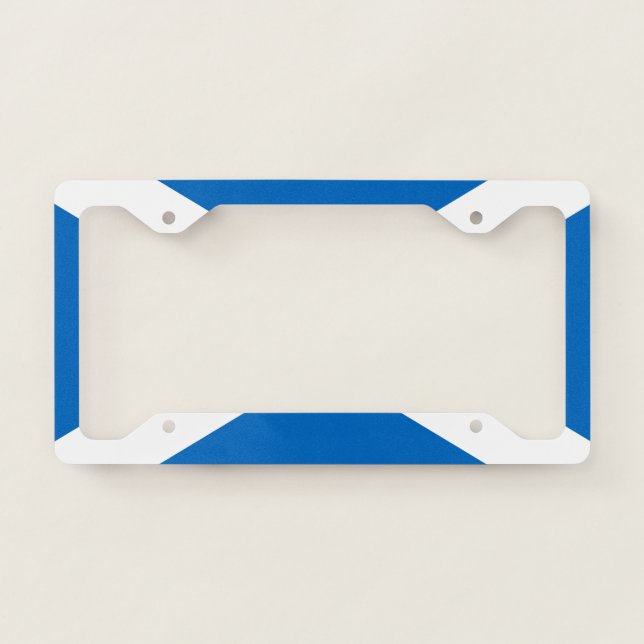 Scotland Flag Scottish Patriotic License Plate Frame (Front)