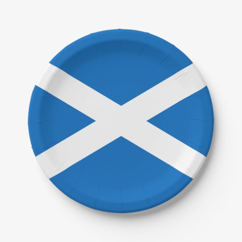 Scotland Flag Scottish Patriotic Paper Plates
