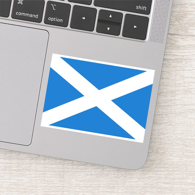 Scotland Flag Scottish Patriotic Sticker (Detail)