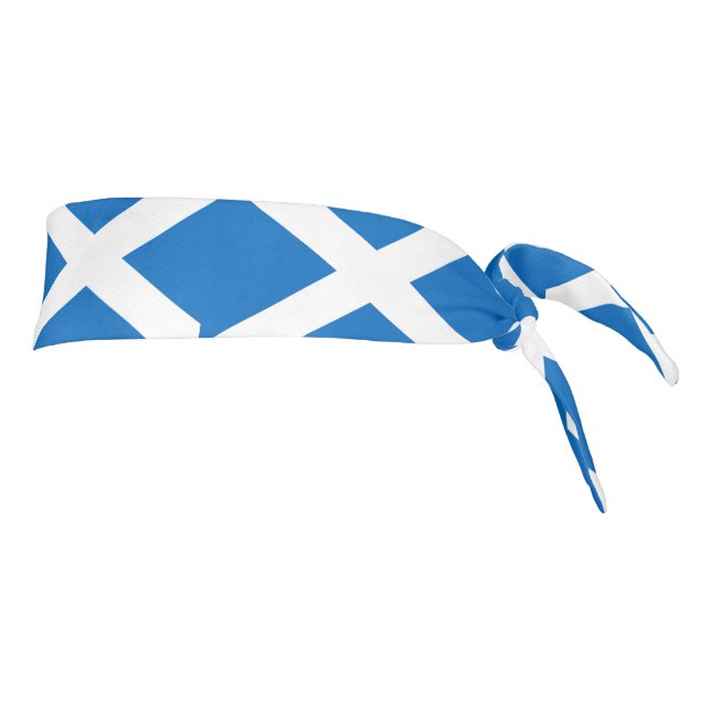 Scotland Flag Scottish Patriotic Tie Headband (Rotate 90)