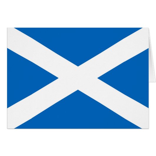 Scotland flag Scottish Saltire Cards (Front Horizontal)