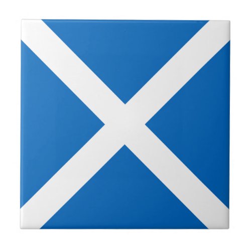 Scotland flag Scottish Saltire Ceramic Tile