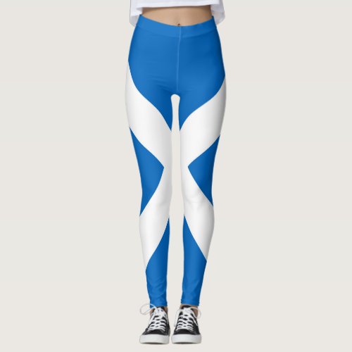 Scotland flag Scottish Saltire Leggings