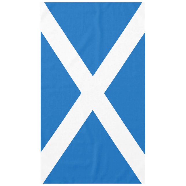Scotland flag Scottish Saltire Tablecloth (Front)