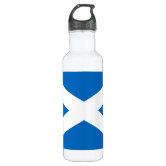 Celtic Gifts Stainless Steel Sports Bottle with the Scottish Lion Rampant 