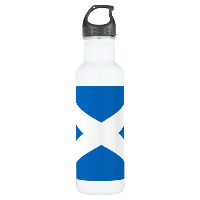 Scotland Flag Stainless Steel Water Bottle (Front)