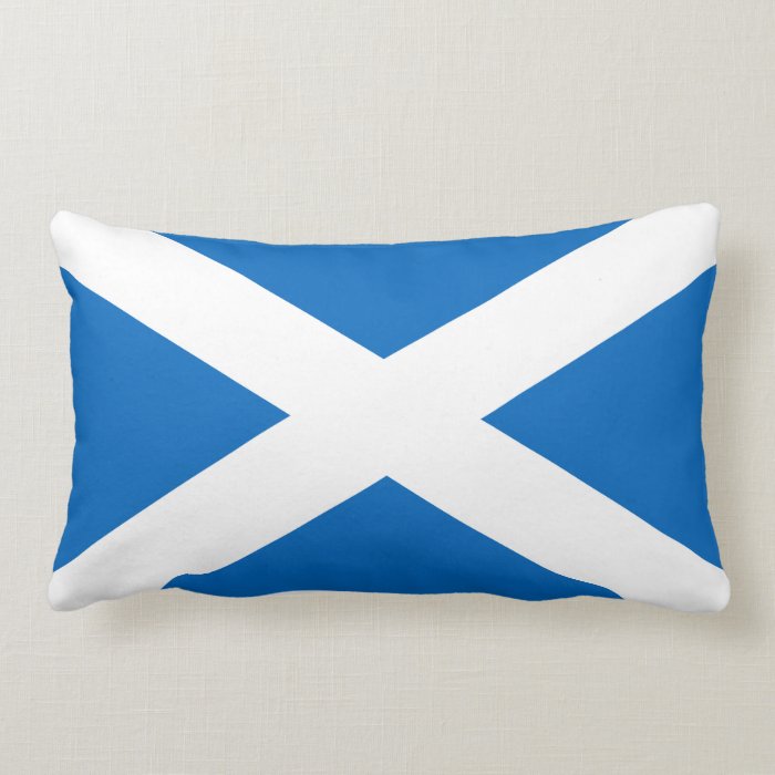 Scotland Flag Throw Pillows