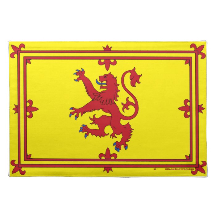 Scotland Flag Traditional Lion Rampant Placemat