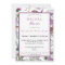 Scotland Flowers Birds Watercolor Bridal Shower