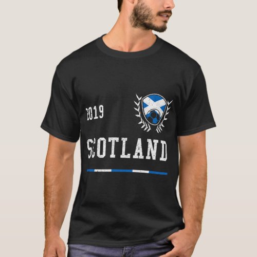 Scotland Football Jersey 2019 Scottish Soccer T_Shirt