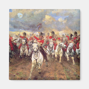 Scotland For Ever (Cavalry Officers) (Military) Magnet