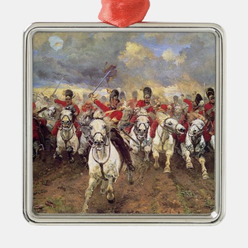 Scotland For Ever Cavalry Officers Military Metal Ornament