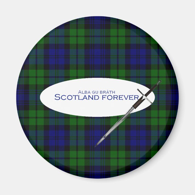 Scotland Forever Alba gu bràth Magnet (Front)