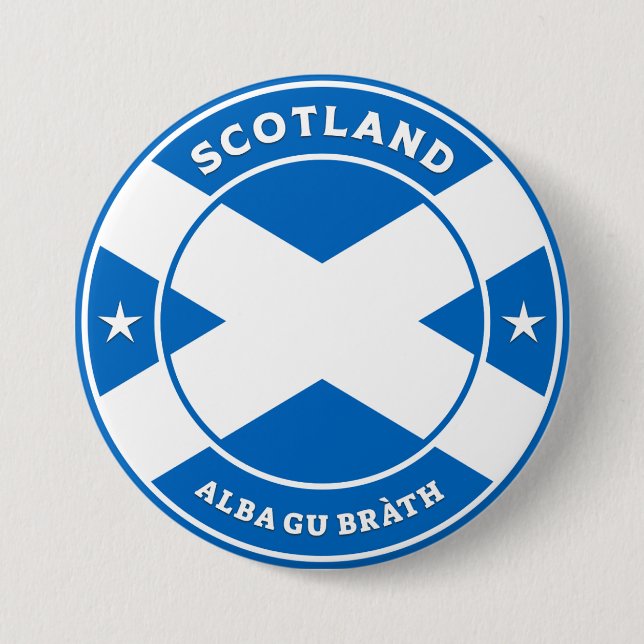 Scotland Forever Button (Front)