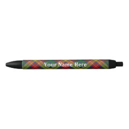 Scotland Forever Clan Buchanan Tartan Black Ink Pen
