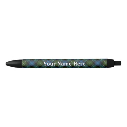 Scotland Forever Clan MacKenzie Tartan Black Ink Pen
