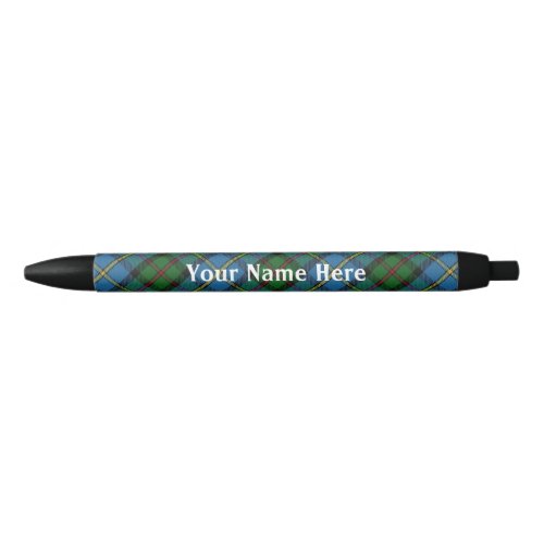 Scotland Forever Clan MacLeod of Harris Tartan Black Ink Pen