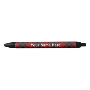 Scotland Forever Clan Ramsay Ramsey Red Tartan Pen