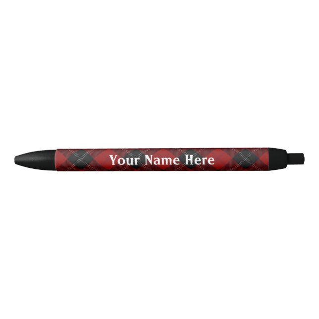 Scotland Forever Clan Ramsay Ramsey Red Tartan Pen (Front)