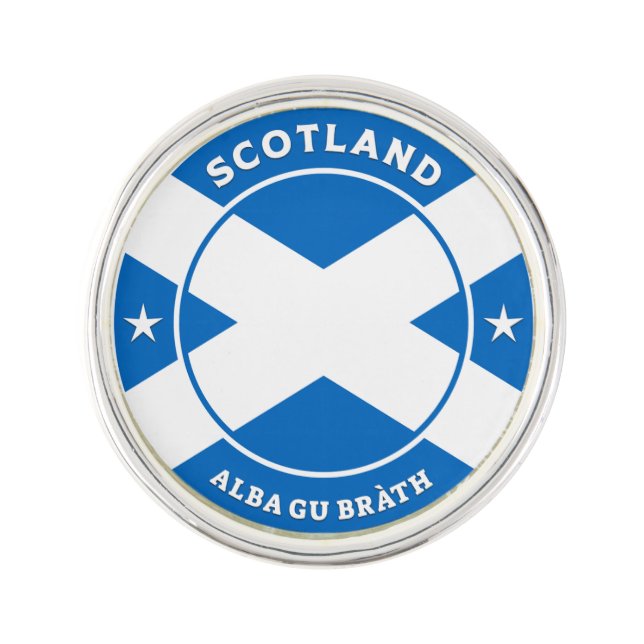 Scotland Forever Lapel Pin (Front)