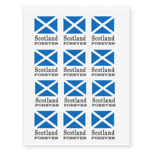 Scotland Forever Temporary Tattoos