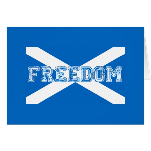 Scotland Freedom Cards (Front Horizontal)