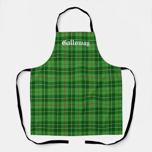 Scotland Galloway District Tartan Personalized Apron